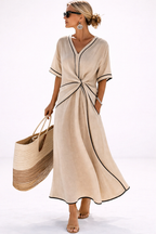 The Isla Striped Maxi Dress
