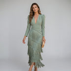 Sofia | Fringe Dress