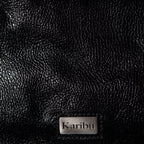 Josefa black patent leather wallet