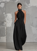 Women's Elegant Sleeveless Halter-neck Jumpsuit