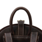 Leather Backpack Beetle Style Women Rucksack