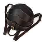 Leather Backpack Beetle Style Women Rucksack
