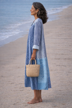 Breeze Flowing Dress Blue