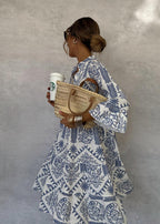 Idalina - Stylish Printed Dress