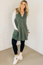 Scarlett™ - Stylish Long Sweaters with Pocket