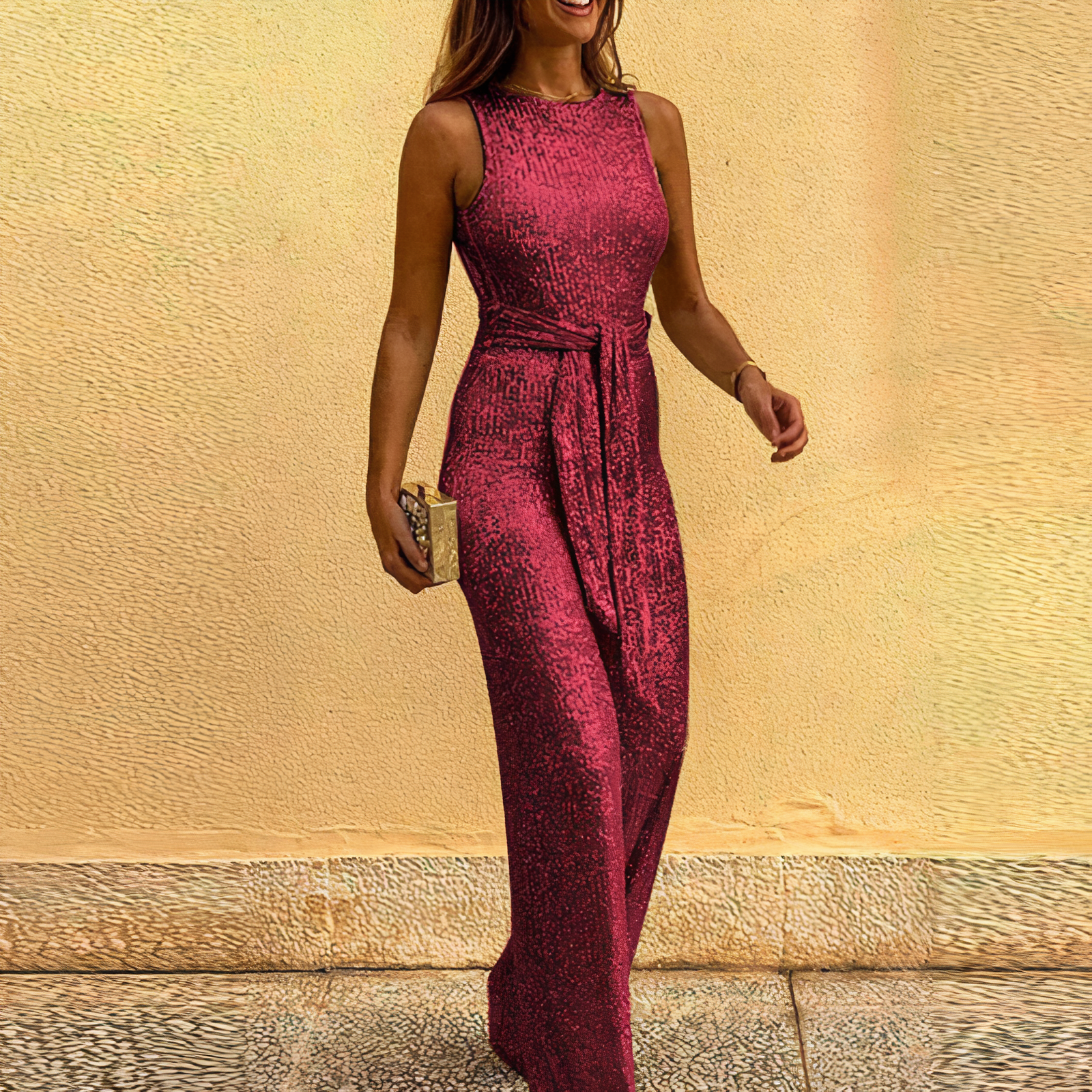 Evelise - Glitter Jumpsuit