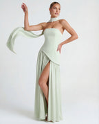 Aveline | Strapless Maxi Dress