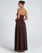 Aveline | Strapless Maxi Dress