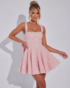 Victoria Dazzling Sequin Bow | Mini Dress