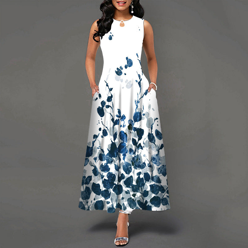 Bianca™ - Casual Sleeveless Dress with Flared Skirt