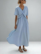 The Aria Striped Maxi Dress