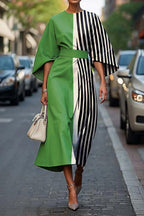 Grace™ - Elegant Dress with Round Neck