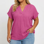 Lexi | Relaxed V-Neck Blouse