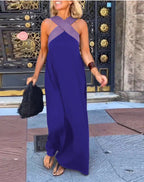 DELPHINE | DRESS WITH CROSSED CUT