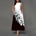 Bianca™ - Casual Sleeveless Dress with Flared Skirt