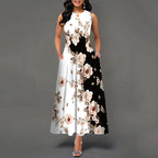 Bianca™ - Casual Sleeveless Dress with Flared Skirt