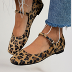 Lena | ballet flats with buckle and adjustable strap