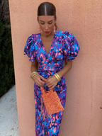 Ursula | Pleated Elegant Wedding Guest Maxi Dress