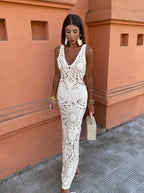 Liselotte™ - V-Neck Long Dress