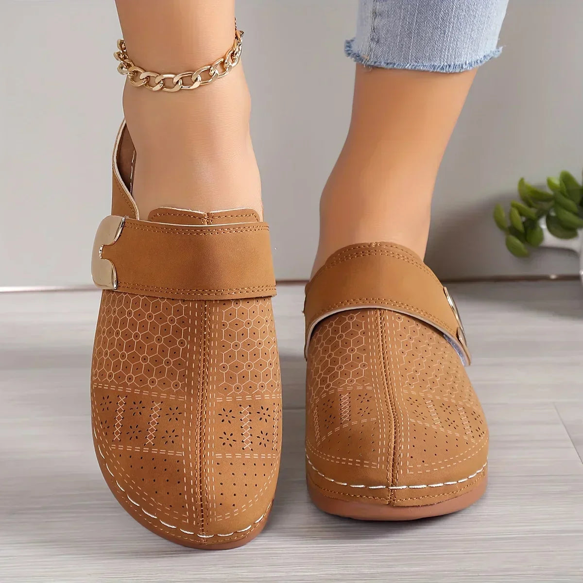 Mia™ - Chic Wedge Sandals