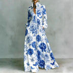 Sienna – Floral Button Maxi Dress