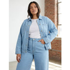 Saylor | Relaxed Denim-Look Dress