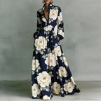 Sienna – Floral Button Maxi Dress
