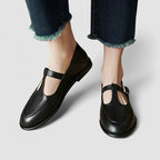 Camila – Orthopedic Leather Mary Jane Shoes with Low Heel