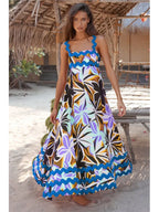 Solana - Elegant Floral Maxi Dress