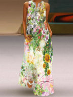 Aurelia™ - Butterfly Bloom A-Line Dress