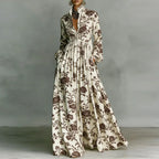Sienna – Floral Button Maxi Dress