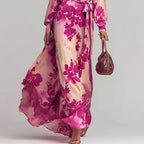 Roselle – Floral Wrap Maxi Dress