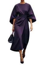 The Louise Lantern Sleeve Dress
