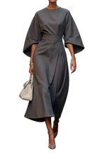 The Louise Lantern Sleeve Dress