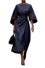 The Louise Lantern Sleeve Dress