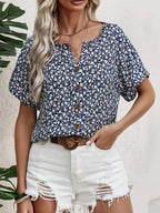 Carrie™ | Chic Floral Print Blouse