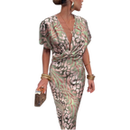 The Nela Wrap Maxi Dress