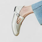 Camila – Orthopedic Leather Mary Jane Shoes with Low Heel
