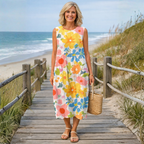 Victoria | Midi Floral Dress