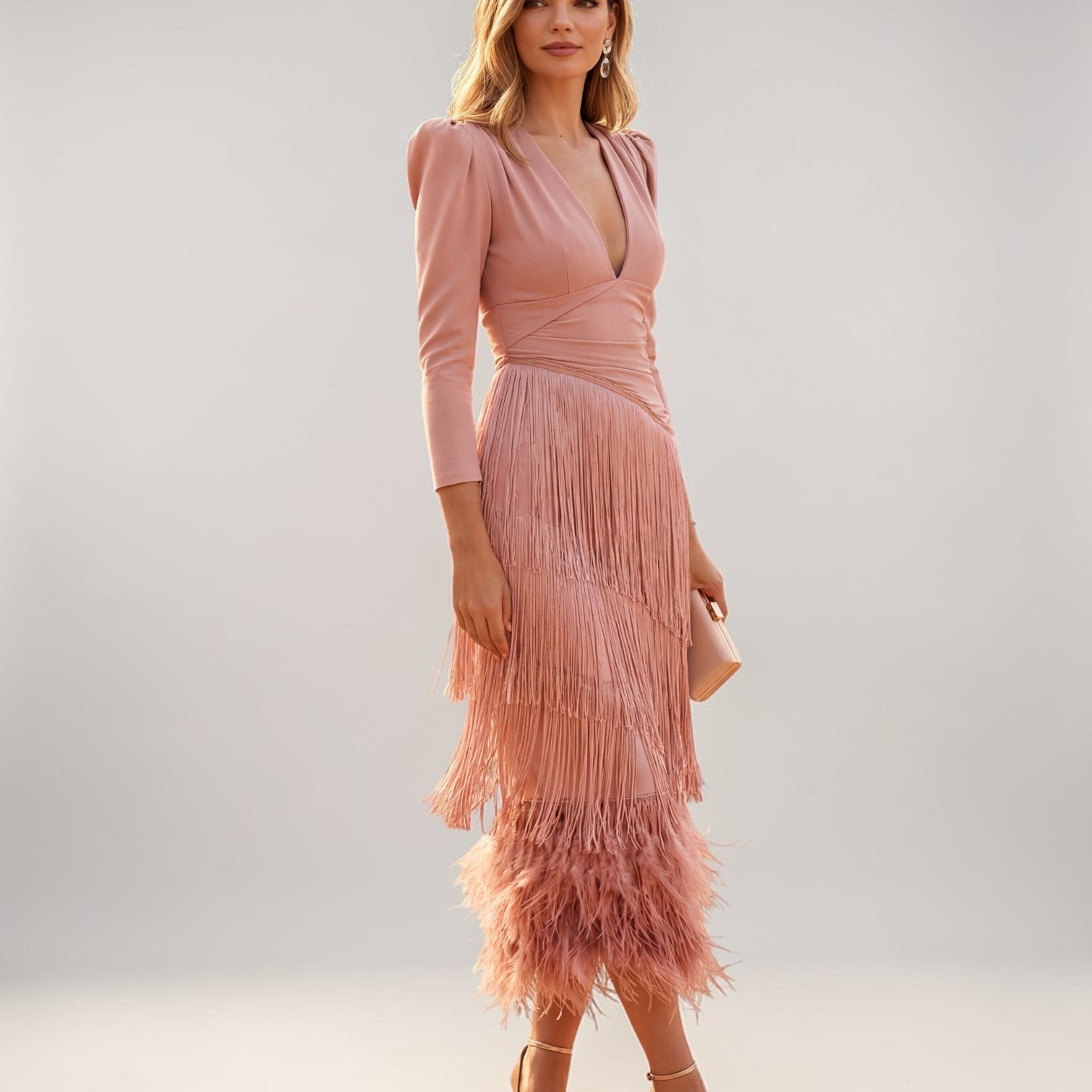 Sofia | Fringe Dress