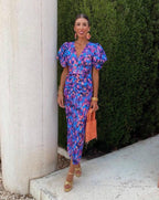 Loren - Elegant Wedding Guest Maxi Dress