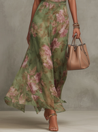 Livia | Floral Maxi Halter Dress