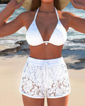 Sofía™ | Elegant Solid Lace Bikini