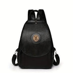 Mira’s Adjustable Retro Denim Backpack