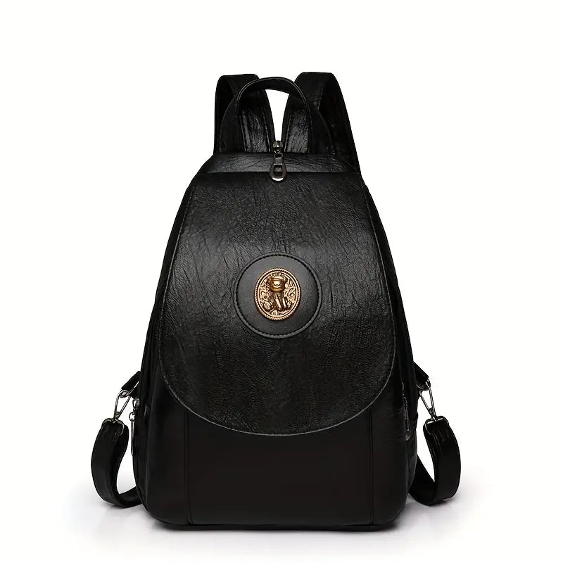 Mira’s Adjustable Retro Denim Backpack