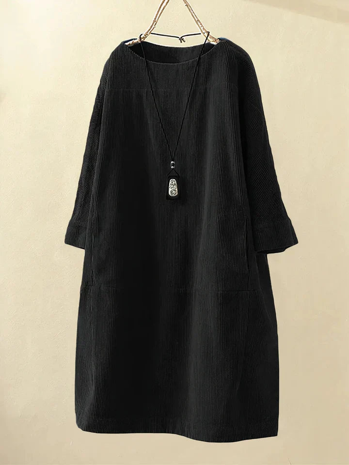 Comfortable Vintage Corduroy Tunic