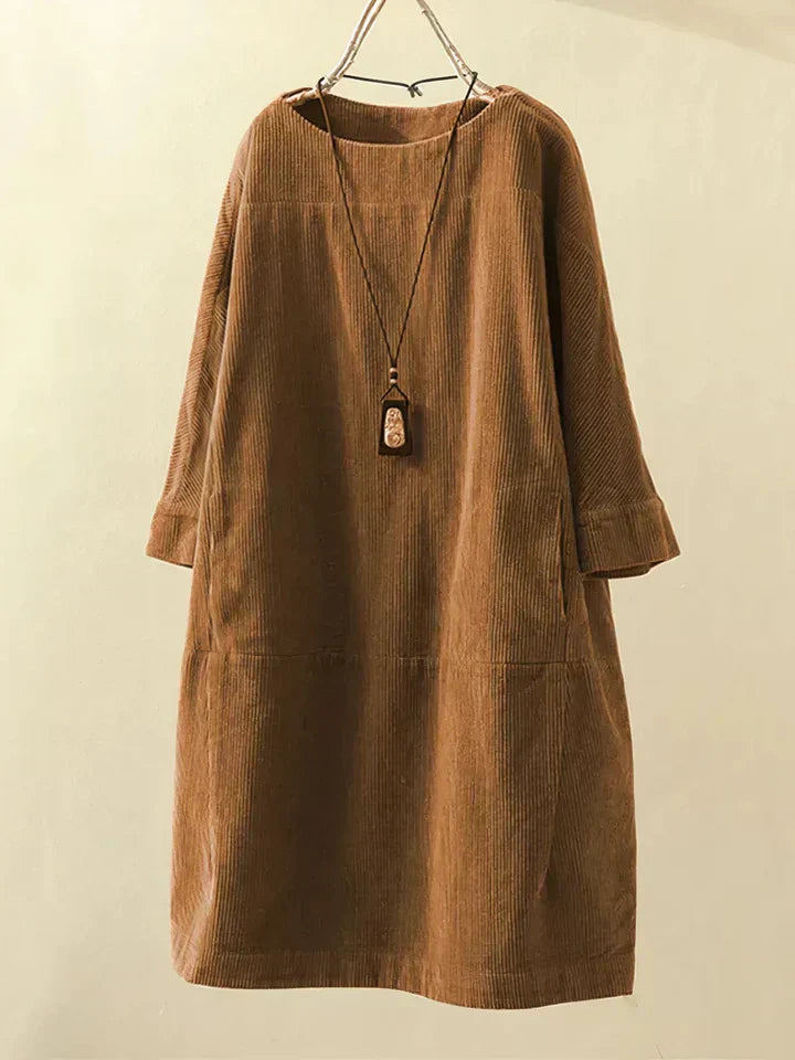 Comfortable Vintage Corduroy Tunic