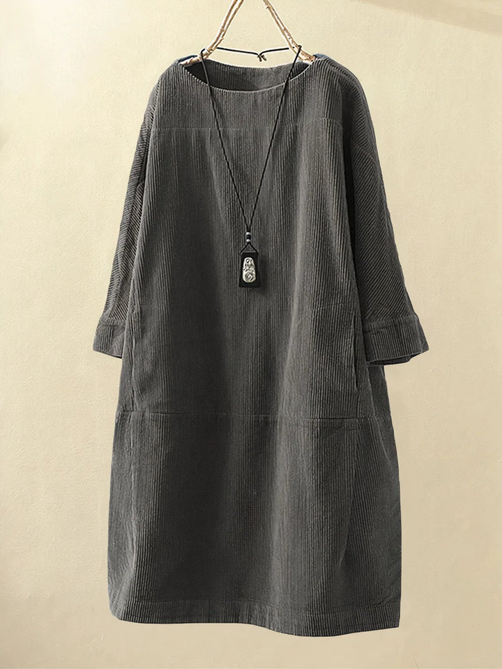 Comfortable Vintage Corduroy Tunic