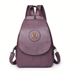 Mira’s Adjustable Retro Denim Backpack