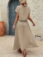Hannah™ - Comfy Top and Skirt Set